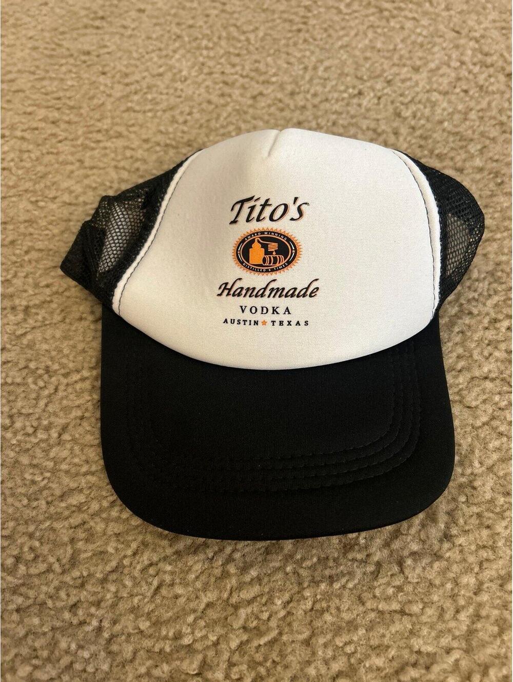 D25 Cap hat black white as shown on photo unused